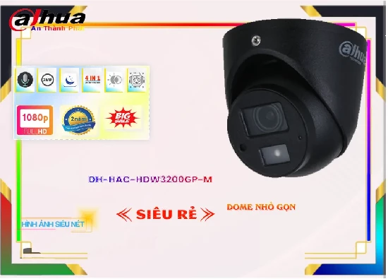 Lắp đặt camera tân phú Camera Dahua DH-HAC-HDW3200GP-M
