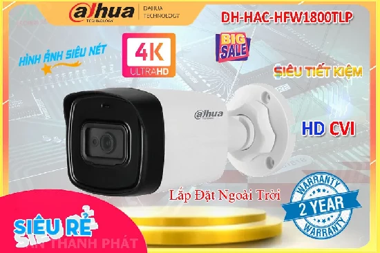 Lắp đặt camera tân phú DH-HAC-HFW1800TLP  Dahua Sắc Nét