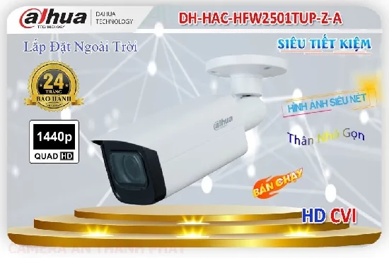 Lắp đặt camera tân phú Camera DH-HAC-HFW2501TUP-Z-A Dahua Siêu Tốt