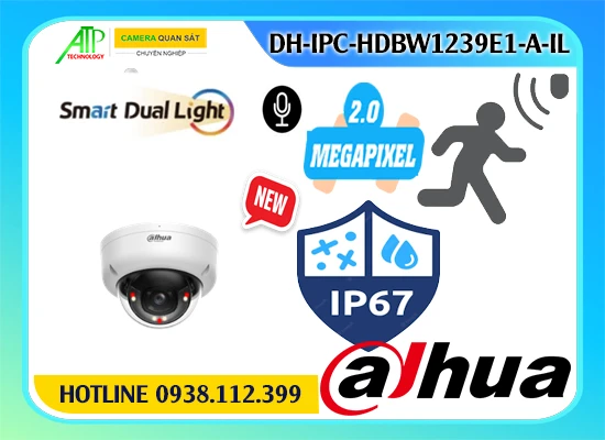 Lắp đặt camera Camera Dome DH-IPC-HDBW1239E1-A-IL