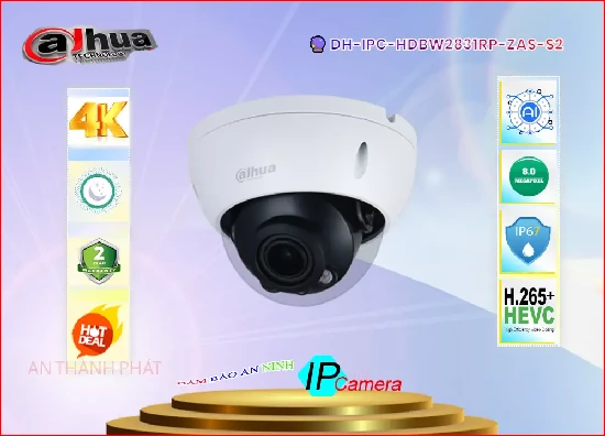 Lắp đặt camera tân phú Camera IP Dahua DH-IPC-HDBW2831RP-ZAS-S2