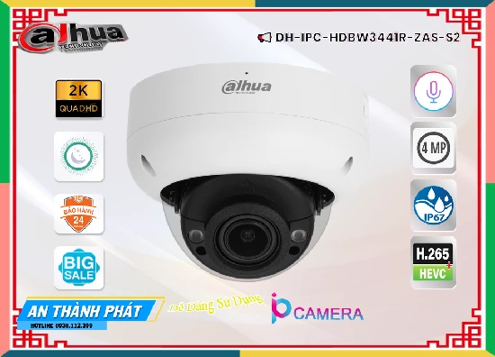 Lắp đặt camera tân phú Camera Dahua DH-IPC-HDBW3441R-ZAS-S2