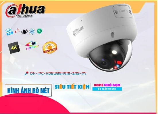 Lắp đặt camera tân phú ❇  Camera DH-IPC-HDBW3849R1-ZAS-PV  Dahua Công Nghệ Mới