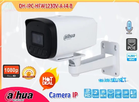 Lắp đặt camera tân phú Camera IP Dahua DH-IPC-HFW1230V-A-I4-B