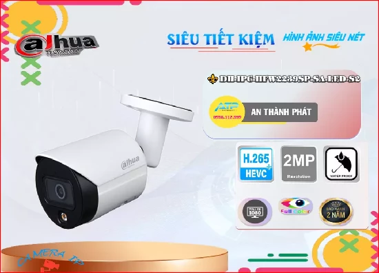 Lắp đặt camera tân phú Camera IP Dahua DH-IPC-HFW2239SP-SA-LED-S2
