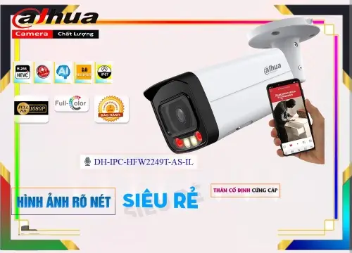 Lắp đặt camera tân phú Camera IP Dahua DH-IPC-HFW2249T-AS-IL