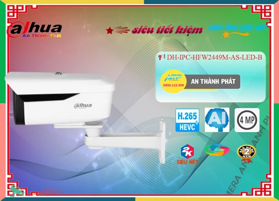 Lắp đặt camera tân phú Camera An Ninh  Dahua DH-IPC-HFW2449M-AS-LED-B Mẫu Đẹp