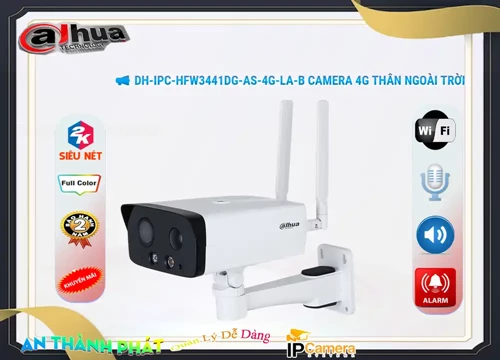 Lắp đặt camera tân phú DH-IPC-HFW3441DG-AS-4G-LA-B Camera An Ninh Tiết Kiệm