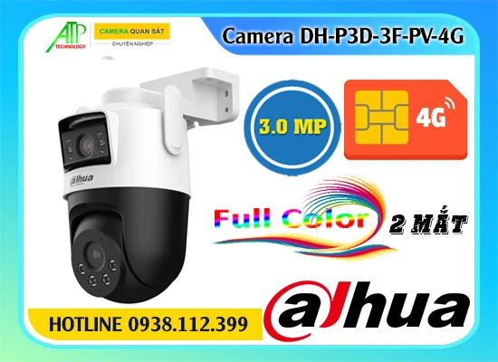 Lắp đặt camera Camera 2 Mắt 4G DH-P3D-3F-PV-4G