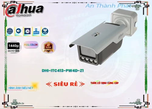 Lắp đặt camera tân phú Camera An Ninh  Dahua DHI-ITC413-PW4D-IZ1 Tiết Kiệm