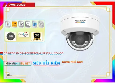 Lắp đặt camera tân phú Camera Công Nghệ IP DS-2CD1127G2-LUF Hikvision