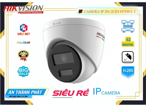 Lắp đặt camera tân phú Hikvision DS-2CD1347G0-LC Thiết kế Đẹp