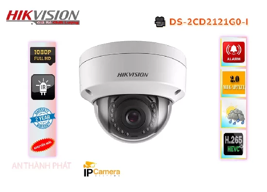 Lắp đặt camera tân phú Camera  Hikvision DS-2CD2121G0-I