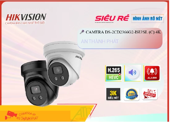 Lắp đặt camera tân phú Camera An Ninh  Hikvision DS-2CD2366G2-ISU/SL(C) Giá rẻ