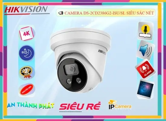 Lắp đặt camera tân phú Camera DS-2CD2386G2-ISU/SL Hikvision Thiết kế Đẹp ✨