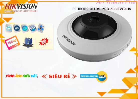 Lắp đặt camera tân phú Camera Mắt Cá Hikvision DS-2CD2935FWD-IS
