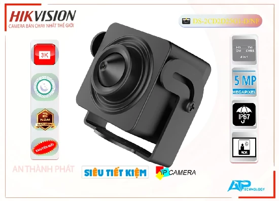 Lắp đặt camera tân phú Camera An Ninh  Hikvision DS-2CD2D25G1-D/NF Sắc Nét ✨