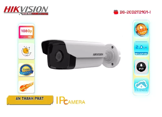 Lắp đặt camera tân phú Camera Hikvision DS-2CD2T21G1-I
