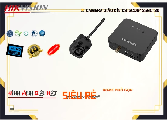Lắp đặt camera tân phú Camera  Hikvision DS-2CD6425G0-20 Giá rẻ