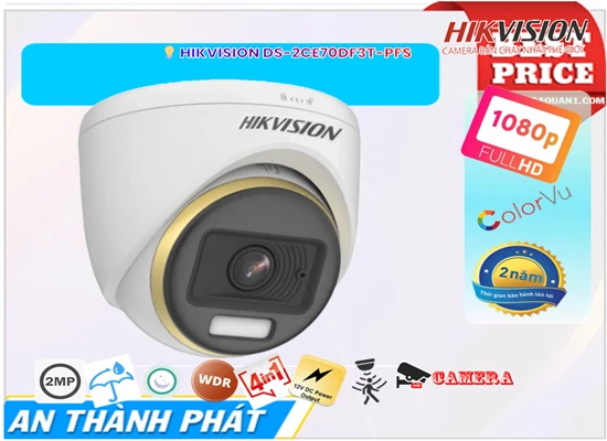 Lắp đặt camera tân phú Camera An Ninh  Hikvision DS-2CE70DF3T-PFS Chức Năng Cao Cấp