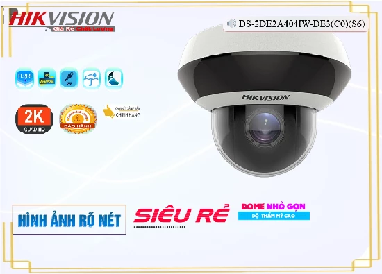 Lắp đặt camera tân phú Camera An Ninh  Hikvision DS-2DE2A404IW-DE3(C0)(S6) Chất Lượng