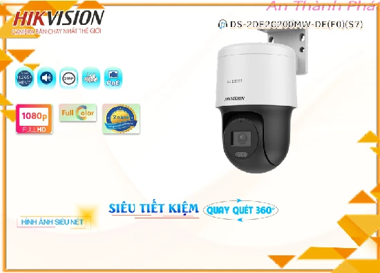 Lắp đặt camera tân phú Camera Hikvision DS-2DE2C200MW-DE(F0)(S7)