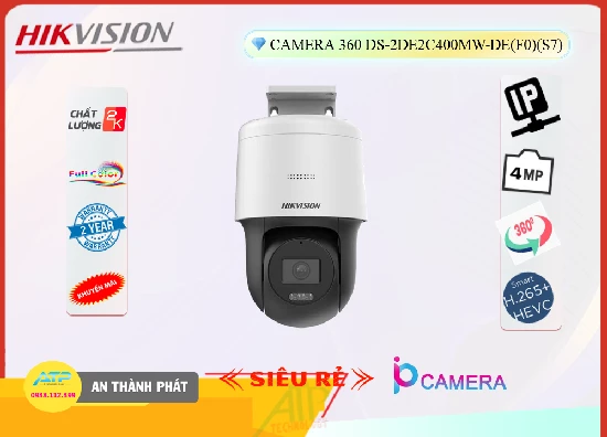Lắp đặt camera tân phú Camera DS-2DE2C400MW-DE(F0)(S7) Thiết kế Đẹp ✽ 