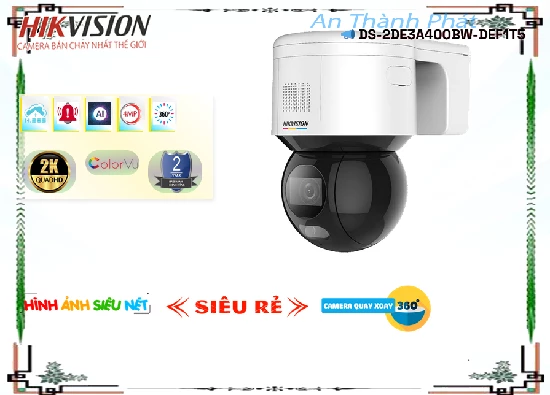 Lắp đặt camera tân phú DS-2DE3A400BW-DEF1T5  Hikvision Thiết kế Đẹp
