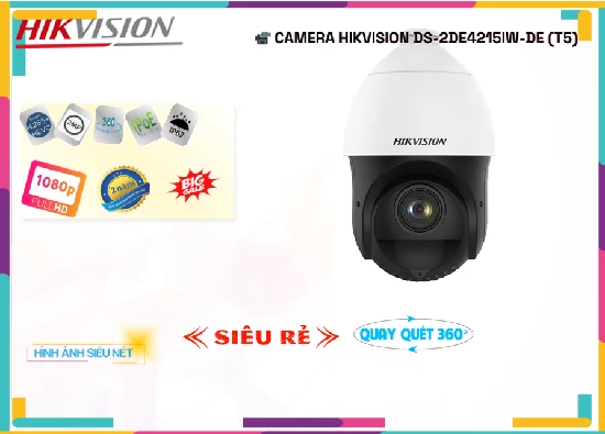 Lắp đặt camera tân phú Camera Hikvision DS-2DE4215IW-DE(T5)
