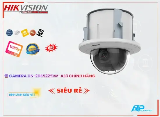 Lắp đặt camera tân phú ❂  DS-2DE5225IW-AE3 Camera Hikvision Giá rẻ