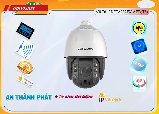 Lắp đặt camera tân phú DS-2DE7A232IW-AEB(T5)  Hikvision Thiết kế Đẹp