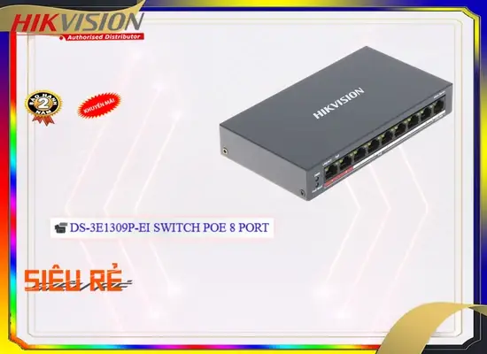 Lắp đặt camera tân phú Switch Thiết bị nối mạng DS-3E1309P-EI/M Hikvision