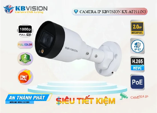 Lắp đặt camera tân phú Camera IP Kbvision KX-AF2111N3