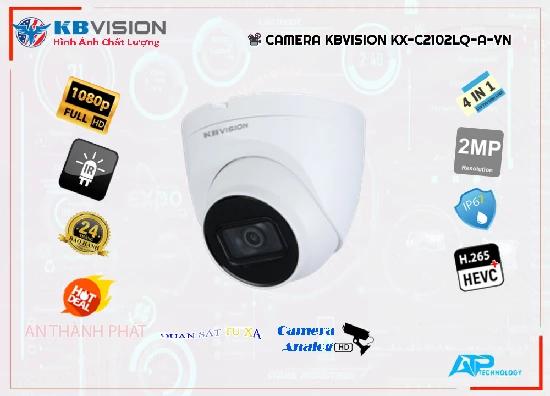 Lắp đặt camera tân phú Camera KX-C2102LQ-A-VN  KBvision Giá rẻ