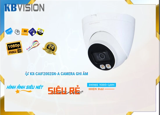 Lắp đặt camera tân phú Camera  KBvision Thiết kế Đẹp KX-CAiF2002SN-A ☑