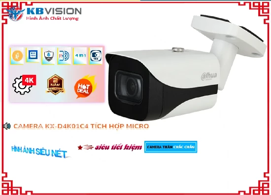Lắp đặt camera tân phú KX-D4K01C4  KBvision Giá rẻ ✔