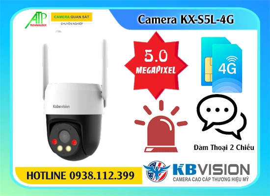 Lắp đặt camera Camera 5MP 4G KX-S5L-4G