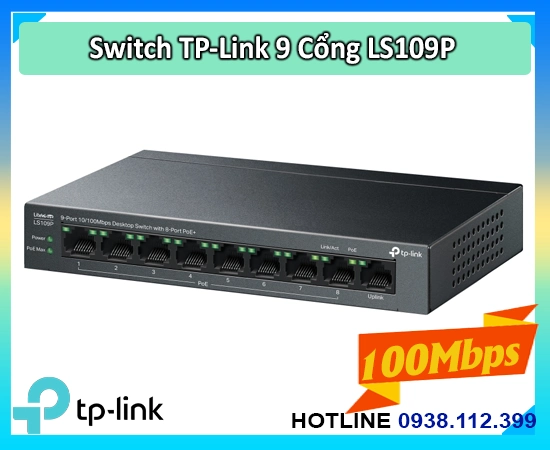 LS109P, Switch LS109P, chia mạng LS109P, bộ chia LS109P, thông số LS109P, thông số kỹ thuật LS109P, thông tin LS109P, cấu hình LS109P, mua LS109P, giá LS109P, bảo hành LS109P, switch TPLINK LS109P, switch TP-LINK LS109P