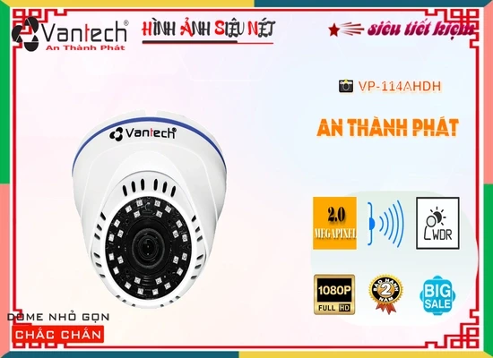 Lắp đặt camera tân phú Camera Giá Rẻ VanTech VP-114AHDH Công Nghệ HD Giá rẻ