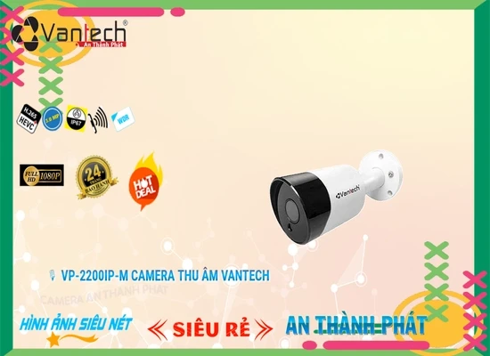 Lắp đặt camera tân phú Camera An Ninh VanTech VP-2200IP-M Giá tốt