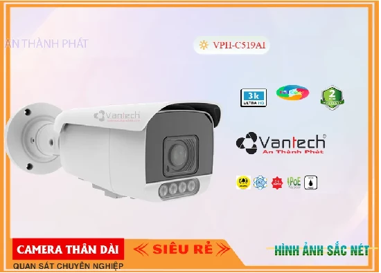 Lắp đặt camera tân phú VPH-C519AI  VanTech Chất Lượng