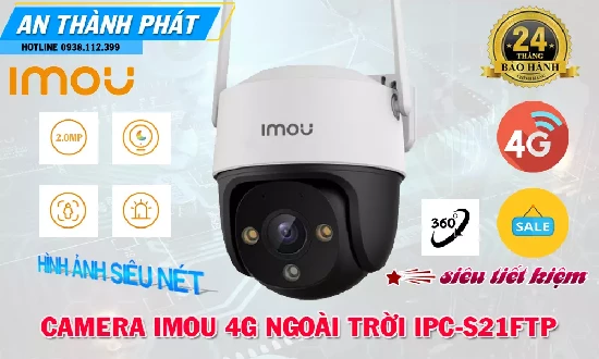 Lắp đặt camera tân phú Camera IPC-S21FTP  Wifi Imou Sắt Nét