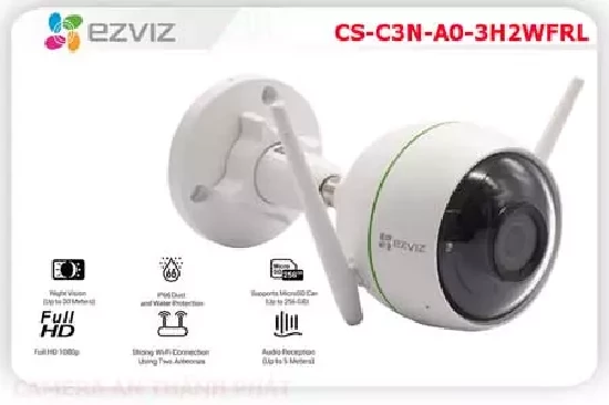 Lắp đặt camera tân phú Camera  Wifi Ezviz Sắt Nét CS-C3N-A0-3H2WFRL