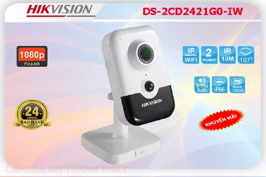 Lắp đặt camera tân phú Camera An Ninh  Hikvision DS-2CD2421G0-IW Thiết kế Đẹp