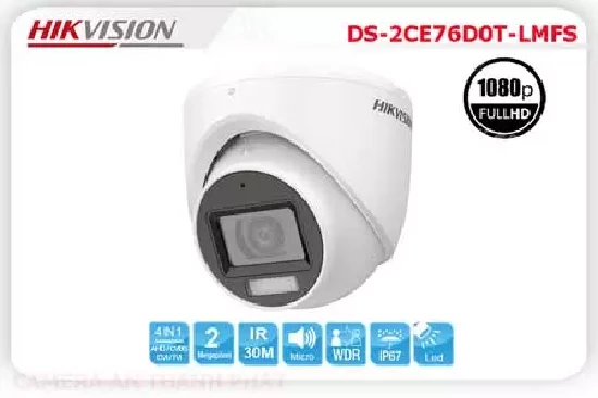 Lắp đặt camera tân phú DS-2CE76D0T-LMFS  Hikvision Mẫu Đẹp