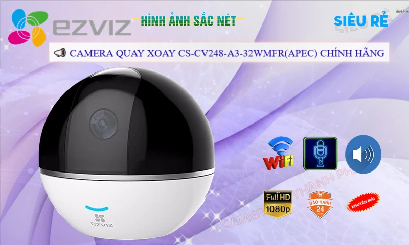 Camera Wifi Ezviz CS-CV248-A3-32WMFR(APEC)