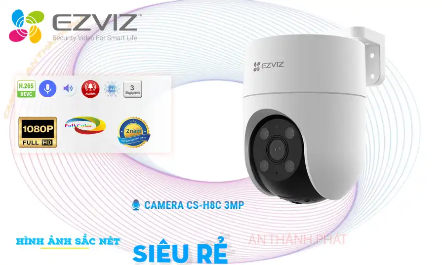 Camera An Ninh  Wifi Ezviz CS-H8C 2K 3MP Chất Lượng
