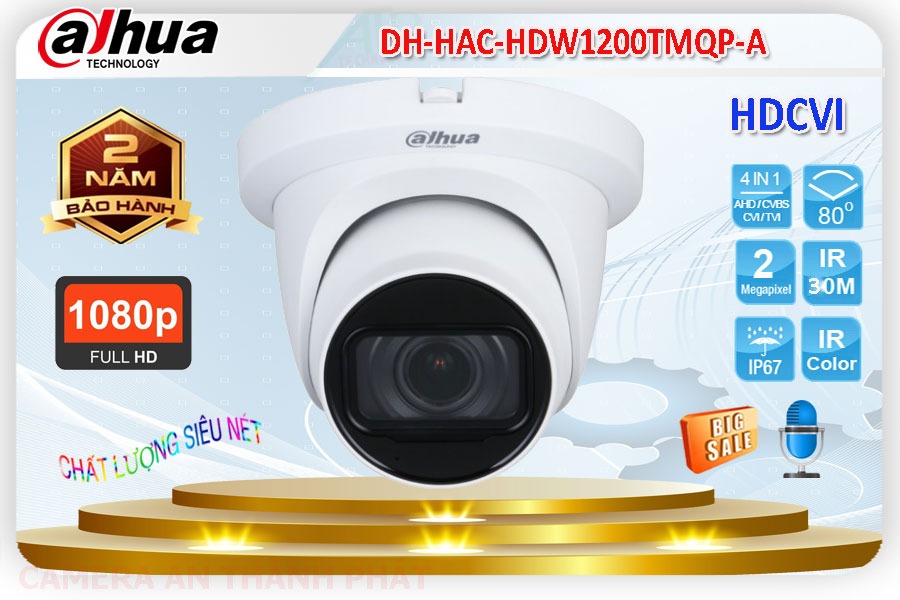 DH-HAC-HDW1200TMQP-A Camera Dahua Thu Âm,Giá DH-HAC-HDW1200TMQP-A,phân phối