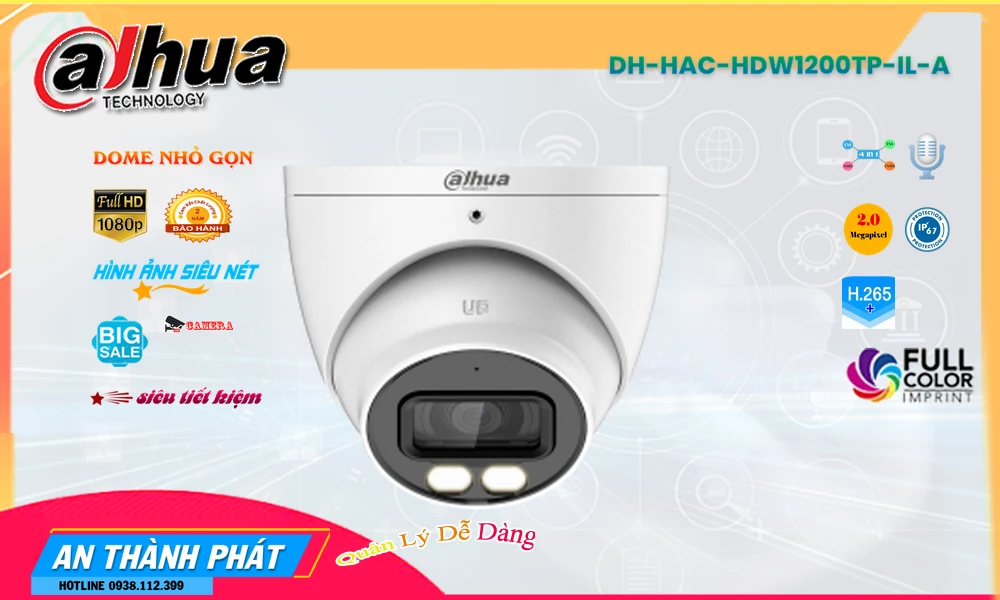 Camera Dahua DH-HAC-HDW1200TP-IL-A,thông số DH-HAC-HDW1200TP-IL-A,DH-HAC-HDW1200TP-IL-A Giá rẻ,DH HAC HDW1200TP IL