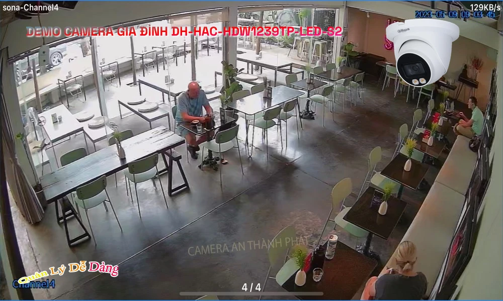 ➠  DH-HAC-HDW1239TP-LED-S2 sắc nét Dahua